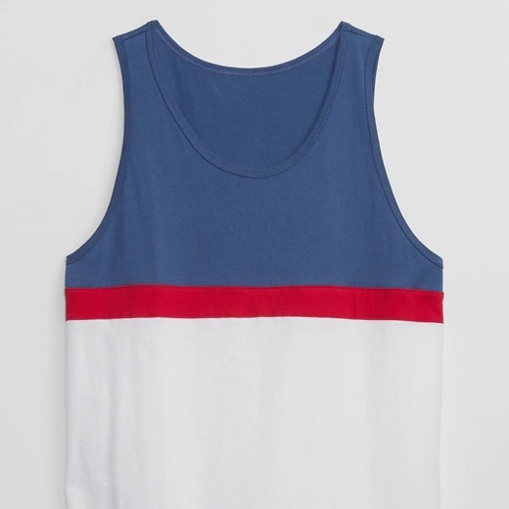 Color block tank top